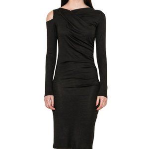 Slate 61 Shoulder-Cutout Bodycon Dress